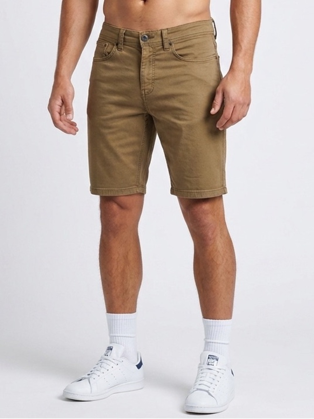 124 DU/ER Men's No Sweat Short Relaxed Fit - Desert Khaki, Sz 32